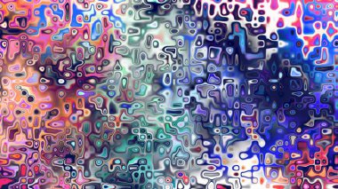 Yumuşak mor ve pembe tonlara sahip soyut organik hücresel doku, sıvı mozaik desen ve rüya gibi dijital yüzey