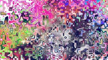 Yumuşak mor ve pembe tonlara sahip soyut organik hücresel doku, sıvı mozaik desen ve rüya gibi dijital yüzey