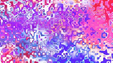 Yumuşak mor ve pembe tonlara sahip soyut organik hücresel doku, sıvı mozaik desen ve rüya gibi dijital yüzey