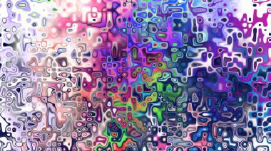 Yumuşak mor ve pembe tonlara sahip soyut organik hücresel doku, sıvı mozaik desen ve rüya gibi dijital yüzey