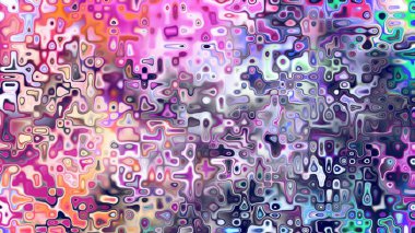 Yumuşak mor ve pembe tonlara sahip soyut organik hücresel doku, sıvı mozaik desen ve rüya gibi dijital yüzey