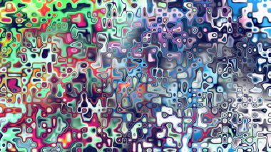 Yumuşak mor ve pembe tonlara sahip soyut organik hücresel doku, sıvı mozaik desen ve rüya gibi dijital yüzey