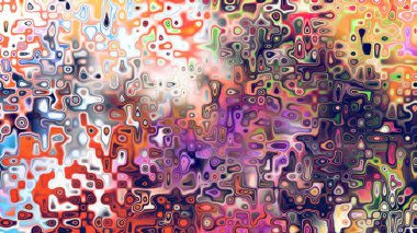 Yumuşak mor ve pembe tonlara sahip soyut organik hücresel doku, sıvı mozaik desen ve rüya gibi dijital yüzey