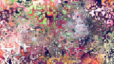 Yumuşak mor ve pembe tonlara sahip soyut organik hücresel doku, sıvı mozaik desen ve rüya gibi dijital yüzey