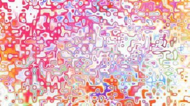 Yumuşak mor ve pembe tonlara sahip soyut organik hücresel doku, sıvı mozaik desen ve rüya gibi dijital yüzey