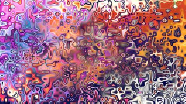 Yumuşak mor ve pembe tonlara sahip soyut organik hücresel doku, sıvı mozaik desen ve rüya gibi dijital yüzey