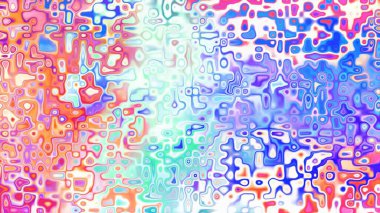 Yumuşak mor ve pembe tonlara sahip soyut organik hücresel doku, sıvı mozaik desen ve rüya gibi dijital yüzey