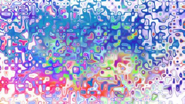 Yumuşak mor ve pembe tonlara sahip soyut organik hücresel doku, sıvı mozaik desen ve rüya gibi dijital yüzey