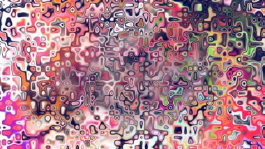 Yumuşak mor ve pembe tonlara sahip soyut organik hücresel doku, sıvı mozaik desen ve rüya gibi dijital yüzey