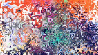 Yumuşak mor ve pembe tonlara sahip soyut organik hücresel doku, sıvı mozaik desen ve rüya gibi dijital yüzey