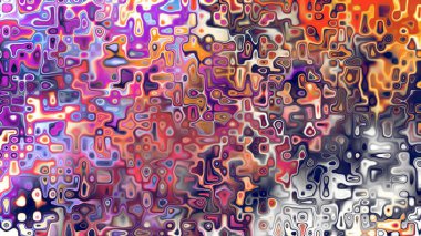 Yumuşak mor ve pembe tonlara sahip soyut organik hücresel doku, sıvı mozaik desen ve rüya gibi dijital yüzey