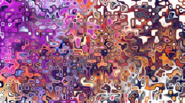 Yumuşak mor ve pembe tonlara sahip soyut organik hücresel doku, sıvı mozaik desen ve rüya gibi dijital yüzey