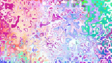 Yumuşak mor ve pembe tonlara sahip soyut organik hücresel doku, sıvı mozaik desen ve rüya gibi dijital yüzey