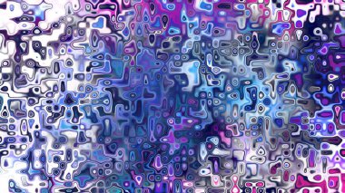 Yumuşak mor ve pembe tonlara sahip soyut organik hücresel doku, sıvı mozaik desen ve rüya gibi dijital yüzey