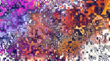 Yumuşak mor ve pembe tonlara sahip soyut organik hücresel doku, sıvı mozaik desen ve rüya gibi dijital yüzey