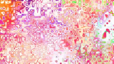 Yumuşak mor ve pembe tonlara sahip soyut organik hücresel doku, sıvı mozaik desen ve rüya gibi dijital yüzey