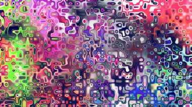 Yumuşak mor ve pembe tonlara sahip soyut organik hücresel doku, sıvı mozaik desen ve rüya gibi dijital yüzey