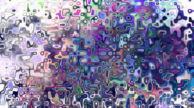 Yumuşak mor ve pembe tonlara sahip soyut organik hücresel doku, sıvı mozaik desen ve rüya gibi dijital yüzey