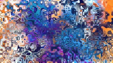 Yumuşak mor ve pembe tonlara sahip soyut organik hücresel doku, sıvı mozaik desen ve rüya gibi dijital yüzey