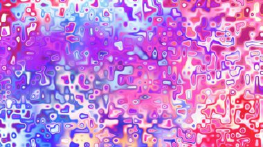 Yumuşak mor ve pembe tonlara sahip soyut organik hücresel doku, sıvı mozaik desen ve rüya gibi dijital yüzey