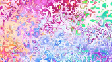 Yumuşak mor ve pembe tonlara sahip soyut organik hücresel doku, sıvı mozaik desen ve rüya gibi dijital yüzey