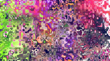 Yumuşak mor ve pembe tonlara sahip soyut organik hücresel doku, sıvı mozaik desen ve rüya gibi dijital yüzey