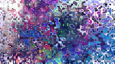 Yumuşak mor ve pembe tonlara sahip soyut organik hücresel doku, sıvı mozaik desen ve rüya gibi dijital yüzey