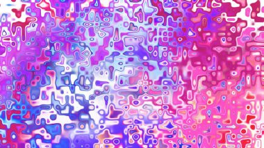 Yumuşak mor ve pembe tonlara sahip soyut organik hücresel doku, sıvı mozaik desen ve rüya gibi dijital yüzey