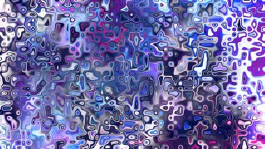 Yumuşak mor ve pembe tonlara sahip soyut organik hücresel doku, sıvı mozaik desen ve rüya gibi dijital yüzey