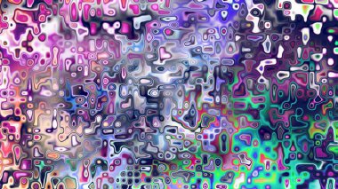 Yumuşak mor ve pembe tonlara sahip soyut organik hücresel doku, sıvı mozaik desen ve rüya gibi dijital yüzey