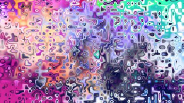 Yumuşak mor ve pembe tonlara sahip soyut organik hücresel doku, sıvı mozaik desen ve rüya gibi dijital yüzey