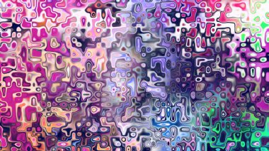 Yumuşak mor ve pembe tonlara sahip soyut organik hücresel doku, sıvı mozaik desen ve rüya gibi dijital yüzey