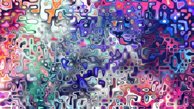 Yumuşak mor ve pembe tonlara sahip soyut organik hücresel doku, sıvı mozaik desen ve rüya gibi dijital yüzey