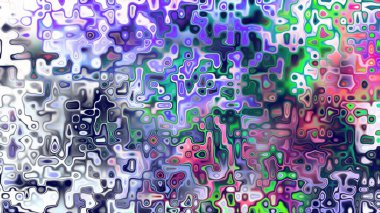 Yumuşak mor ve pembe tonlara sahip soyut organik hücresel doku, sıvı mozaik desen ve rüya gibi dijital yüzey