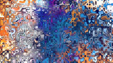 Yumuşak mor ve pembe tonlara sahip soyut organik hücresel doku, sıvı mozaik desen ve rüya gibi dijital yüzey