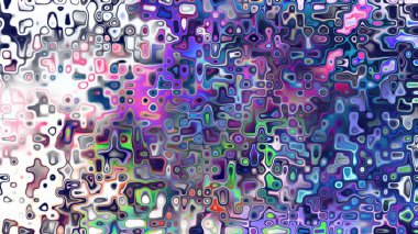 Yumuşak mor ve pembe tonlara sahip soyut organik hücresel doku, sıvı mozaik desen ve rüya gibi dijital yüzey