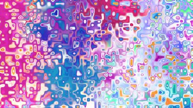 Yumuşak mor ve pembe tonlara sahip soyut organik hücresel doku, sıvı mozaik desen ve rüya gibi dijital yüzey