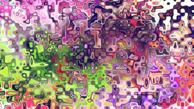 Yumuşak mor ve pembe tonlara sahip soyut organik hücresel doku, sıvı mozaik desen ve rüya gibi dijital yüzey