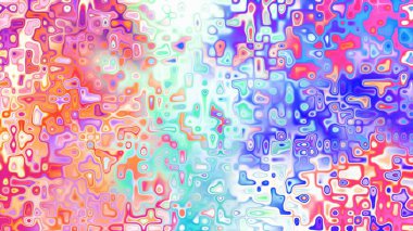 Yumuşak mor ve pembe tonlara sahip soyut organik hücresel doku, sıvı mozaik desen ve rüya gibi dijital yüzey