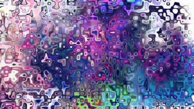 Yumuşak mor ve pembe tonlara sahip soyut organik hücresel doku, sıvı mozaik desen ve rüya gibi dijital yüzey