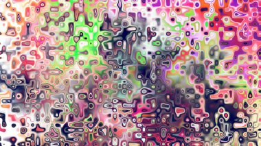 Yumuşak mor ve pembe tonlara sahip soyut organik hücresel doku, sıvı mozaik desen ve rüya gibi dijital yüzey