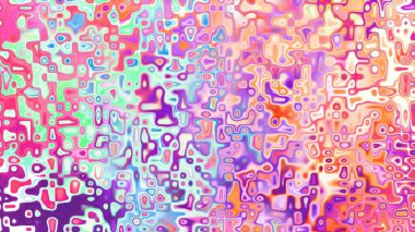 Yumuşak mor ve pembe tonlara sahip soyut organik hücresel doku, sıvı mozaik desen ve rüya gibi dijital yüzey