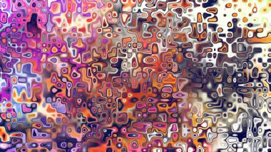 Yumuşak mor ve pembe tonlara sahip soyut organik hücresel doku, sıvı mozaik desen ve rüya gibi dijital yüzey