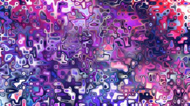 Yumuşak mor ve pembe tonlara sahip soyut organik hücresel doku, sıvı mozaik desen ve rüya gibi dijital yüzey