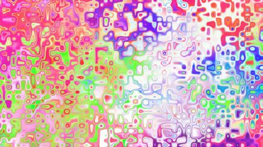 Yumuşak mor ve pembe tonlara sahip soyut organik hücresel doku, sıvı mozaik desen ve rüya gibi dijital yüzey