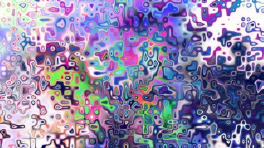 Yumuşak mor ve pembe tonlara sahip soyut organik hücresel doku, sıvı mozaik desen ve rüya gibi dijital yüzey