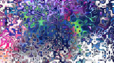 Yumuşak mor ve pembe tonlara sahip soyut organik hücresel doku, sıvı mozaik desen ve rüya gibi dijital yüzey