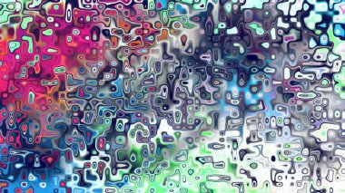 Yumuşak mor ve pembe tonlara sahip soyut organik hücresel doku, sıvı mozaik desen ve rüya gibi dijital yüzey