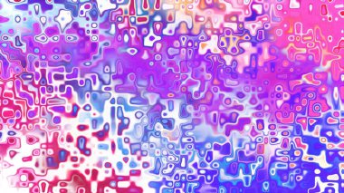 Yumuşak mor ve pembe tonlara sahip soyut organik hücresel doku, sıvı mozaik desen ve rüya gibi dijital yüzey