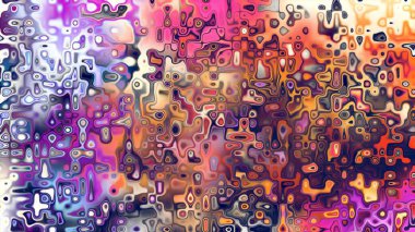 Yumuşak mor ve pembe tonlara sahip soyut organik hücresel doku, sıvı mozaik desen ve rüya gibi dijital yüzey